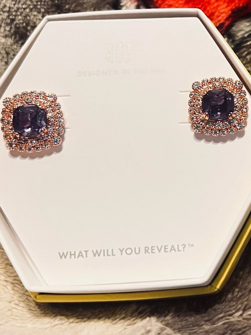 Bomb Party Rose Gold Stud Earrings